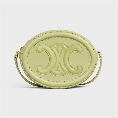 CROSSBODY OVAL PURSE CUIR TRIOMPHE IN SMOOTH 